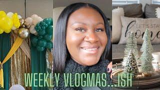 WEEKLY VLOGMAS...ISH | Xmas decor shopping + Nespresso Advent Calendar + Nextflix Show | Fromcnatonp