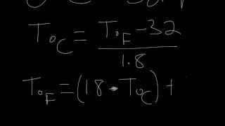 Temperature Units and Conversions