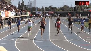 2016 TF - CIF-ss FINALS  (Div 4) - Girls' 100 Meters