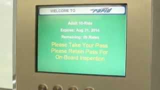 How To Use The Rapid's Ticket Vending Machines