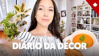 DECORANDO E COZINHANDO! Compras na IKEA, sopa de tomate  e mais • VLOG • Paula no Canadá