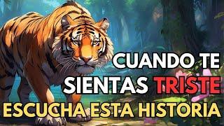 El Tigre TRISTE que enseño a Recuperar Motivacion  Cuento Budista del Tigre que supero la DEPRESION