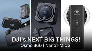 DJI Osmo 360, Nano & Mic 3 LEAKED - Release Dates & Specs!