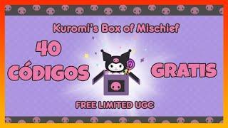 40 CÓDIGOS deMY HELLO KITTY CAFE UGC GRATIS Kuromi´s Box of Mischief Gratis para los más rápidos