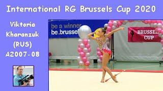 Viktoria Kharanzuk (RUS) - A2007 08 - RG Brussels Cup 2020