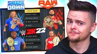 WWE DRAFT IN GM MODE!!! | WWE 2K22 MyGM PART 1