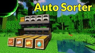 Quick and Easy Autosorter (Java and Bedrock 1.20.6 & Down) | Minecraft Redstone Engineering Tutorial