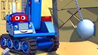 Carl the Super Truck and the Demolition Crane in Car City | Cars & Trucks Cartoons for kids