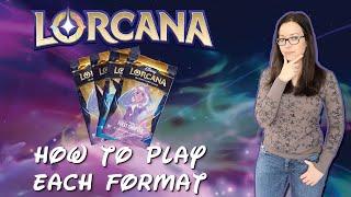 How to Play Lorcana Sealed/Draft and 4 Player Games