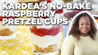 Kardea Brown's No-Bake Raspberry Pretzel Cups ​| Delicious Miss Brown | Food Network