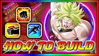 HOW TO BUILD! SUPER EZA STR LEGENDARY SUPER SAIYAN BROLY! HIDDEN POTENTIAL! DBZ: Dokkan Battle