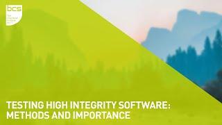 Testing high integrity software: Methods and importance | Beth Clarke