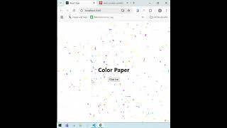  Celebration Effect React ||  Color Paper Effect React js || How to Use React Canvas Confetti