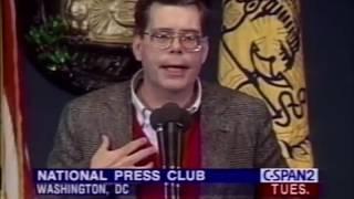 Stephen King "Horror Author Perspective" talk and Q&A (1993)