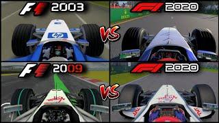 F1 2020 Classic Cars vs. Their Original Game