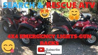 Search & Rescue Honda UT ATV Close Up