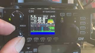 How to use Xiegu G-90 ham radio digital Filter adjustment and cutoff frequencies of the filter adjst