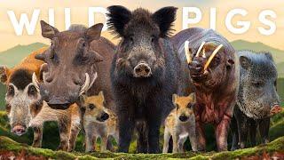 All 20 Wild Pig Species (& Their Piglets!)