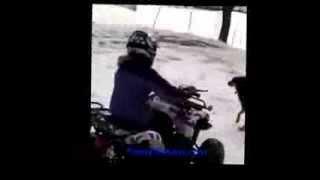 Family Go Karts Customer Review Video Riding Tao ATV Go Kart In The Snow!