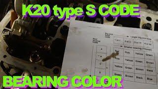 K20 Rod Bearing Color Code Journal Main How To Find Code DIY Acura