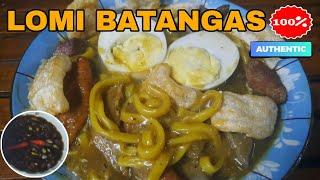 LOMI BATANGAS| HOW TO COOK AUTHENTIC LOMI BATANGAS |