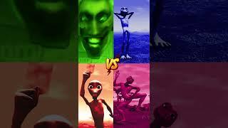 Green Skibidi VS Blue Alien VS Orange Alien VS Purple Patila  #shorts #aliendance #alien #aliens