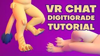 Furry Digitigrade Legs for VR Chat Tutorial