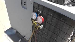 Using manifold gauges for an air conditioner PT1 from thermal-medics.com