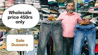 Branded jeans  wholesale 450rs tank road market in Delhi...