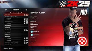WWE 2K25: Official Roster Reveal (Ratings)