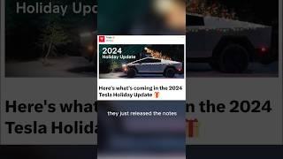 Tesla Holiday Update