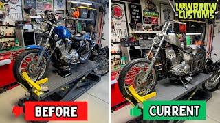 1992 Sportster 883 Build Part 1 | Lowbrow Customs Hardtail Kit, Oil Tank