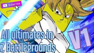 ALL ULTIMATE IN Z BATTLEGROUNDS V3 #zbattlegrounds