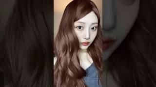 일반인이 해본 “트와이스 사나 코랄 브라운 메이크업”
