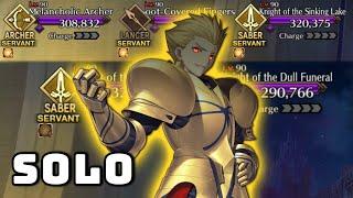 【FGO NA】Saber Wars II Rerun: Dark Round Shadows - Gilgamesh Solo