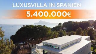 5.400.000€  Luxuriöse Villa in erster Linie in Spanien in Altea  Neubauvilla an der Costa Blanca