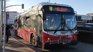 SF Muni 2021 BYD K9MD #5004 on Route 58 Lake Merced