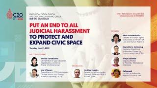 Put an End to All Judicial Harassment to Protect and Expand Civic Space