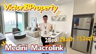 【VictorJBProperty】Medini Macrolink 2-bed, 2-bath condo can actually have such a design! ?