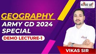 Basic Concepts of Geography by Vikas Sir | Army GD Special | RiseUp Academy