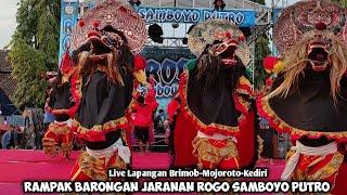 Rampak Barongan Jaranan ROGO SAMBOYO PUTRO Live Lapangan Brimob Kota Kediri