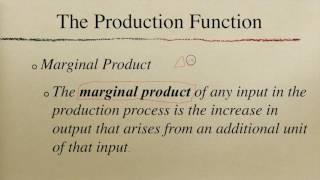 The Cost of Production