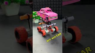 DIY DC Motor Car Build | Off-road Monster Car Making #shorts #dcmotor #motor