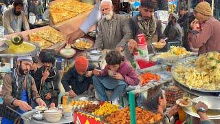 Cheapest & Tasty Street Food in Afghanistan | Fries, Liver Fry and Fast Food Khost Afghanistan