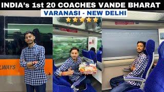 Most Premium INDIA’s First 20 COACHES Vande Bharat | Inaugural Journey | Varanasi to New Delhi