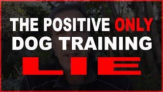 Positive ONLY Dog Training is a LIE - Train Your DOG the BEST WAY