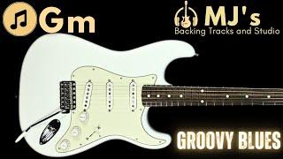 Soulful Groovy Blues in G minor | 80 bpm | Guitar Backing Track