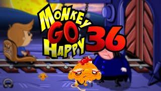 Игра "Счастливая Обезьянка 36" (Monkey GO Happy 36) - прохождение