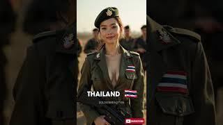 Beautiful Female Soldiers Worldwide EP.47 Y7 #ai #military #warriorwoman #army #girl #girls