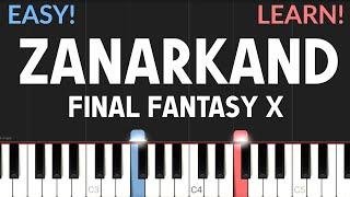 Zanarkand (Final Fantasy X) - Nobuo Uematsu | EASY Piano Tutorial